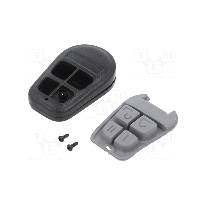 10 pcs : P-31BK/G - Enclosure: for remote controller, IP20, X: 36mm, Y: 58mm, Z: 13mm