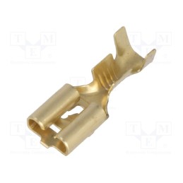 50 pcs : 674.08.00.9 - Terminal: flat, 6.3mm, 0.8mm, female, 1÷2.5mm2, crimped, for cable