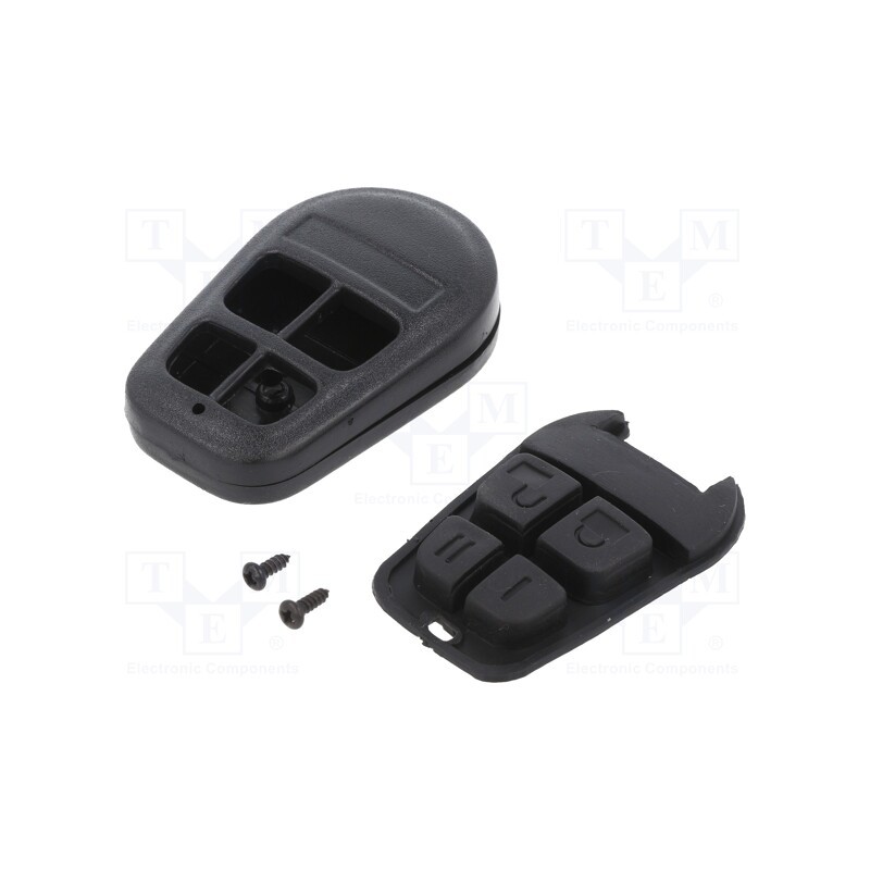 10 pcs : P-31BK/BK - Enclosure: for remote controller, IP20, X: 36mm, Y: 58mm, Z: 13mm