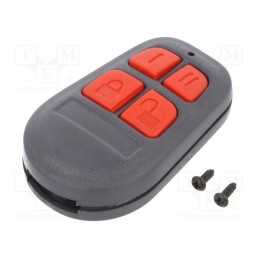 10 pcs : P-31DG/R - Enclosure: for remote controller, IP20, X: 36mm, Y: 58mm, Z: 13mm