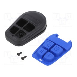 10 pcs : P-31BK/BL - Enclosure: for remote controller, IP20, X: 36mm, Y: 58mm, Z: 13mm