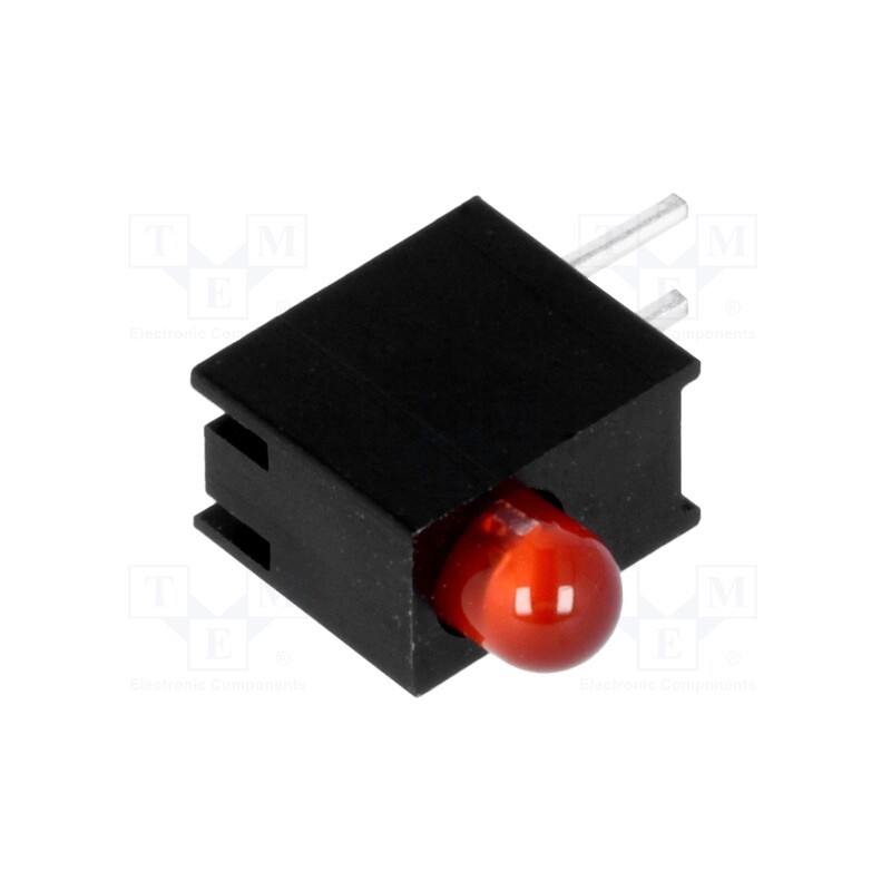 20 pcs : H30E-1SD - LED, in housing, red, 3mm, No.of diodes: 1, 20mA, Lens: red,diffused
