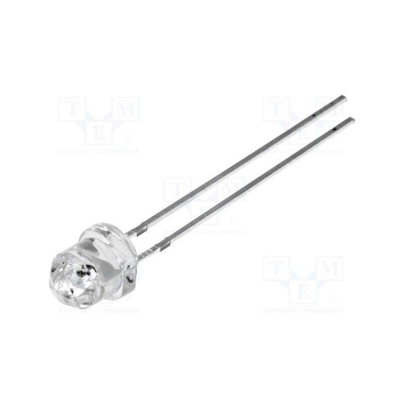 20 pcs : OSY5RUEDD1A - LED, 4.85mm, yellow, 750÷1120mcd, 1.8÷2.6V, 20mA, Lens: transparent