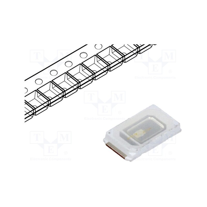 20 pcs : LL-R5730B-B4H-Q5 - LED, SMD, 5730,PLCC2, blue, 5÷8lm, 5.7x3x0.8mm, 120°, 2.8÷3.6V