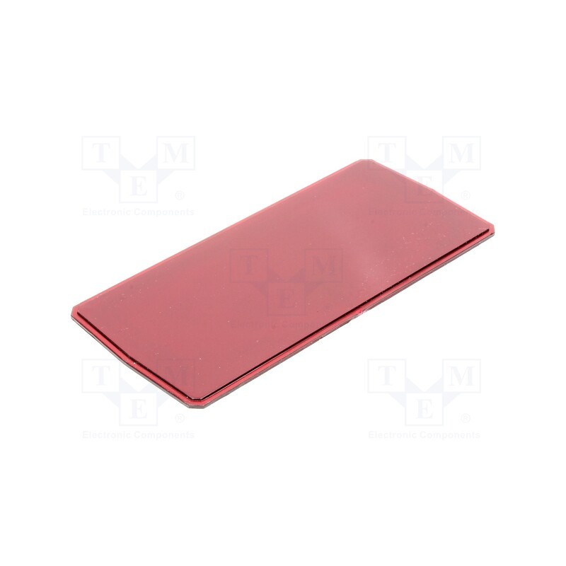10 pcs : FI-0085 RD - Filter, X: 80mm, Y: 173mm, Z: 3mm, KM-85, red