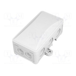 10 pcs : A.0063 - Enclosure: junction box, X: 72mm, Y: 95mm, Z: 40mm, wall mount, IP54