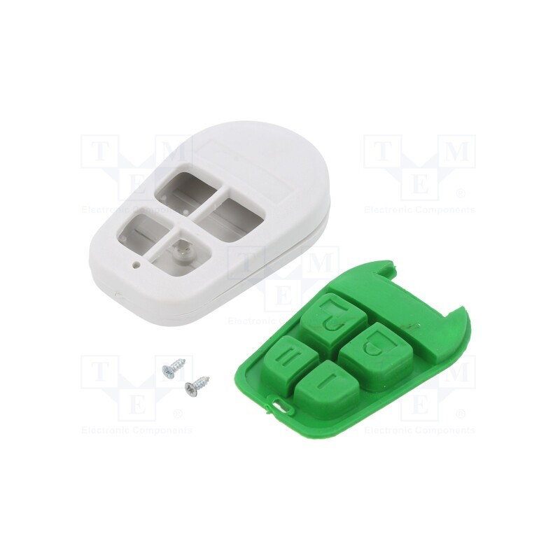 10 pcs : P-31G/GR - Enclosure: for remote controller, IP20, X: 36mm, Y: 58mm, Z: 13mm