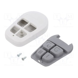 10 pcs : P-31G/G - Enclosure: for remote controller, IP20, X: 36mm, Y: 58mm, Z: 13mm