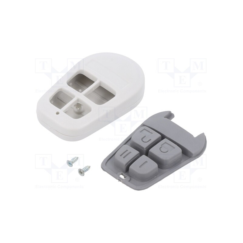 10 pcs : P-31G/G - Enclosure: for remote controller, IP20, X: 36mm, Y: 58mm, Z: 13mm