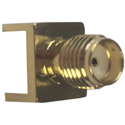 1 pcs - RF Solutions CON Series, jack PCB Mount SMA Connector, 50Ω, Solder Termination, Straight Body