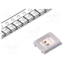 20 pcs : OSY52835C1H-60MA - LED, SMD, 2835, yellow, 4÷6lm, 2.8x3.5x0.85mm, 120°, 1.8÷2.4V, 60mA