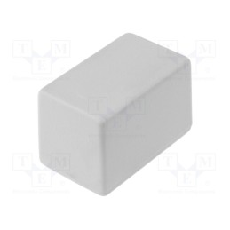 10 pcs : KM-03 GY - Enclosure: designed for potting, X: 16mm, Y: 26mm, Z: 17mm, ABS, grey