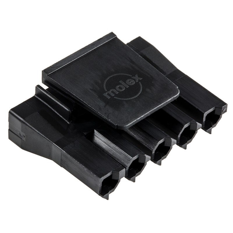 25 pcs - Molex, Sabre Female Connector Housing, 7.49mm Pitch, 5 Way, 1 Row
