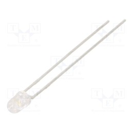 20 pcs : LTW-42NDP4 - LED, 3mm, white, 400÷1100mcd, 45°, Front: convex, 3.3÷3.8V