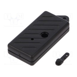 10 pcs : P-12/BK - Enclosure: for remote controller, X: 30mm, Y: 68mm, Z: 12mm