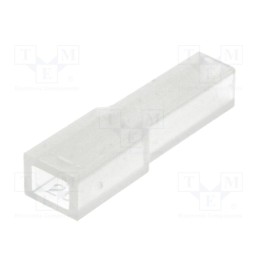50 pcs : 735052 - Terminals cover, female, for push-on 2,8mm connectors, ways: 1