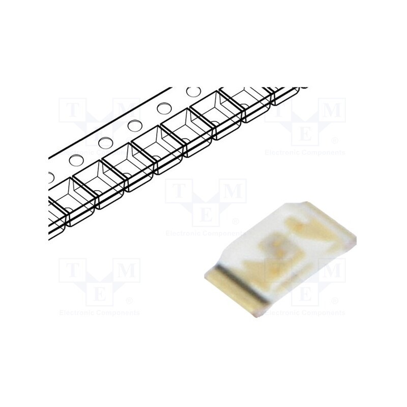 20 pcs : LTST-C194TGKT - LED, SMD, 0603, green, 71÷450mcd, 1.6x0.8x0.3mm, 130°, 2.8÷3.6V