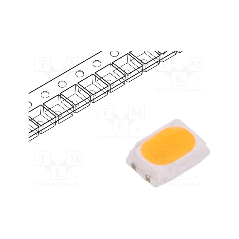 20 pcs : PS2P-TFPE-GP - LED, SMD, 3020, white warm (gold plus), 19.4÷22lm, 2200-2500K, 80