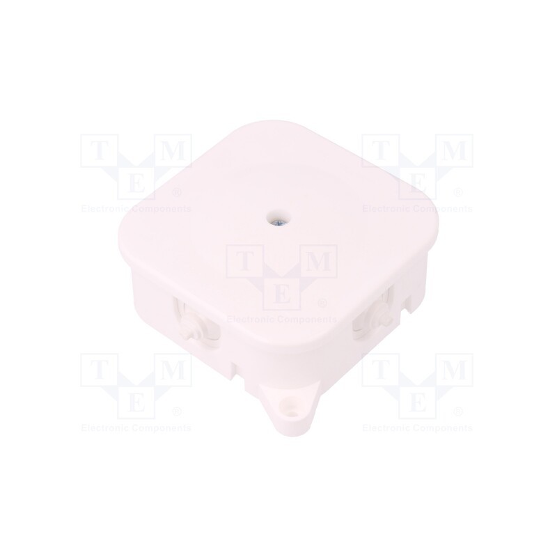 10 pcs : 0214-00 - Enclosure: junction box, X: 86mm, Y: 86mm, Z: 35mm, IP42, white