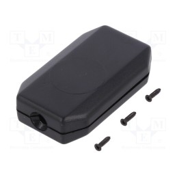 10 pcs : P-15ND BK - Enclosure: for remote controller, X: 38mm, Y: 65mm, Z: 16mm