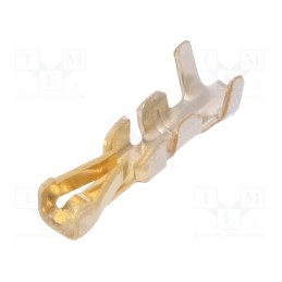 50 pcs : 77138-001LF - Contact, female, gold-plated, 30AWG÷26AWG, Minitek, cut from reel