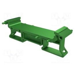 10 pcs : 7.665 - Enclosure base, green, 22.5mm