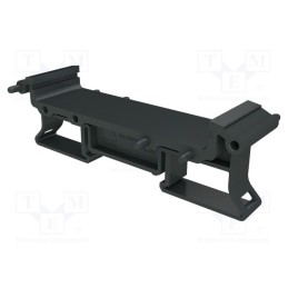 10 pcs : 7.66501 - Enclosure base, dark grey, 22.5mm