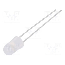 20 pcs : LTL-293SJW - LED, 5mm, red/green, 23÷110mcd, 60°, Front: convex, No.of term: 2