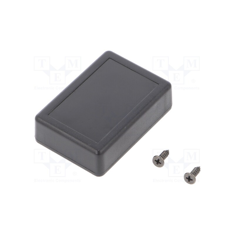 10 pcs : KM-209 BK - Enclosure: multipurpose, X: 35mm, Y: 50mm, Z: 15mm, ABS, black