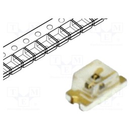 20 pcs : LTST-C190TGKT - LED, SMD, 0603, green, 71÷450mcd, 1.6x0.8x0.8mm, 130°, 2.8÷3.6V