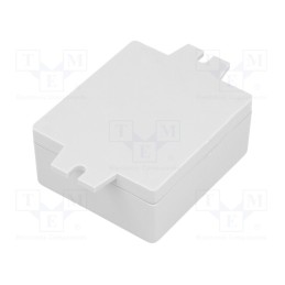 10 pcs : KM-2/GY - Enclosure: multipurpose, X: 42mm, Y: 48mm, Z: 22mm, with fixing lugs