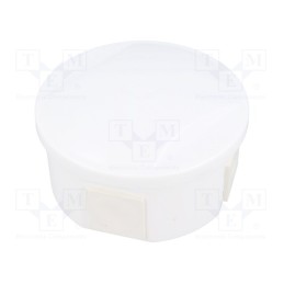 10 pcs : S-BOX 026B - Enclosure: junction box, Ø: 84mm, Z: 40mm, polystyrene, IP44, white