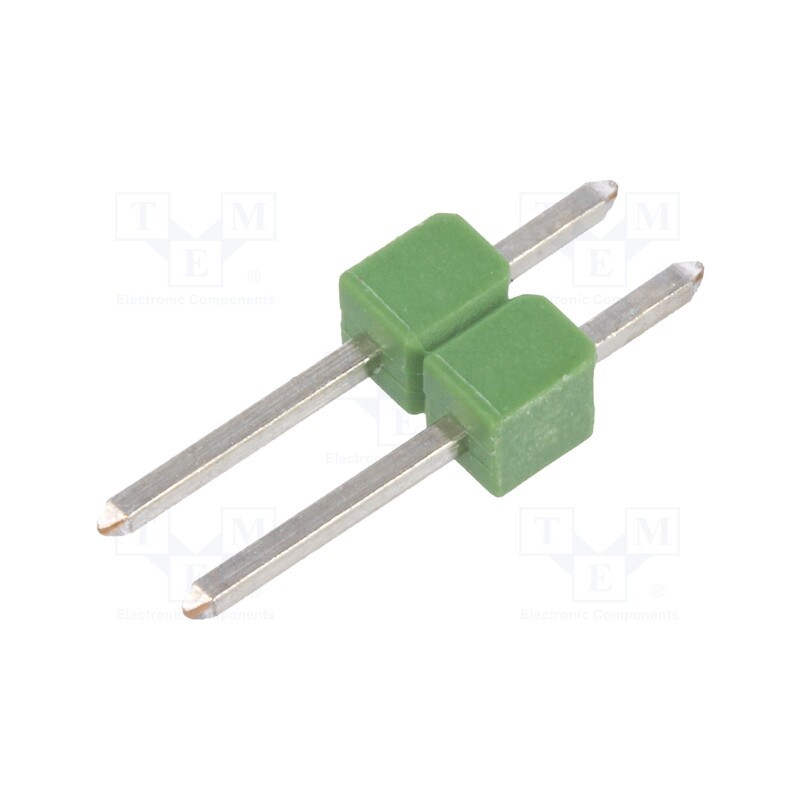 50 pcs : 826926-2 - Pin header, pin strips, AMPMODU MOD II, male, PIN: 2, straight