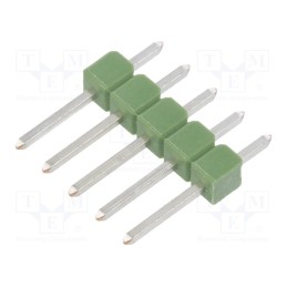 50 pcs : 826926-5 - Pin header, pin strips, AMPMODU MOD II, male, PIN: 5, straight