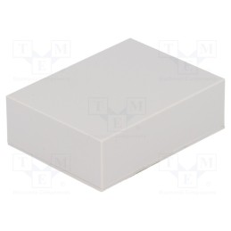 10 pcs : KM-7B GY - Enclosure: designed for potting, X: 31mm, Y: 41mm, Z: 13mm, ABS, grey