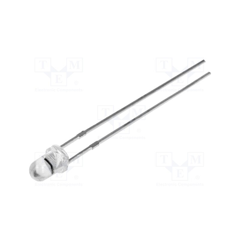 20 pcs : LL-304PDC2E - PIN IR photodiode, 3mm, THT, 940nm, 400÷1100nm, 40°, 10nA, convex