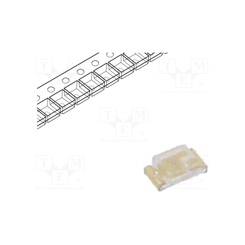 20 pcs : 19-213SUBC/S400-A5/S208-2/TR8 - LED, SMD, blue, 10÷32mcd, 1.6x0.8x0.6mm, 120°, 2.7÷3.1V, 5mA, 40mW