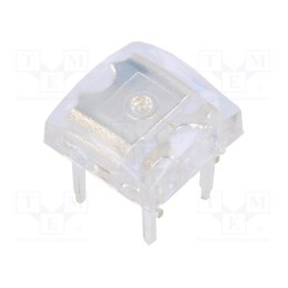 10 pcs : OSB56LZ4E1D - LED Super Flux, 7.62x7.62mm, blue, 500÷750mcd, 140°, Front: flat
