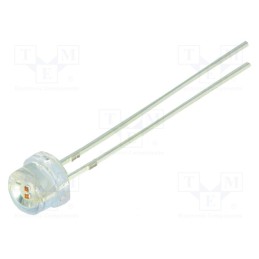 10 pcs : OSK3SK56A1A - LED, 4.8mm, pink, 1120÷1560mcd, 100°, Front: convex, 2.9÷3.9V
