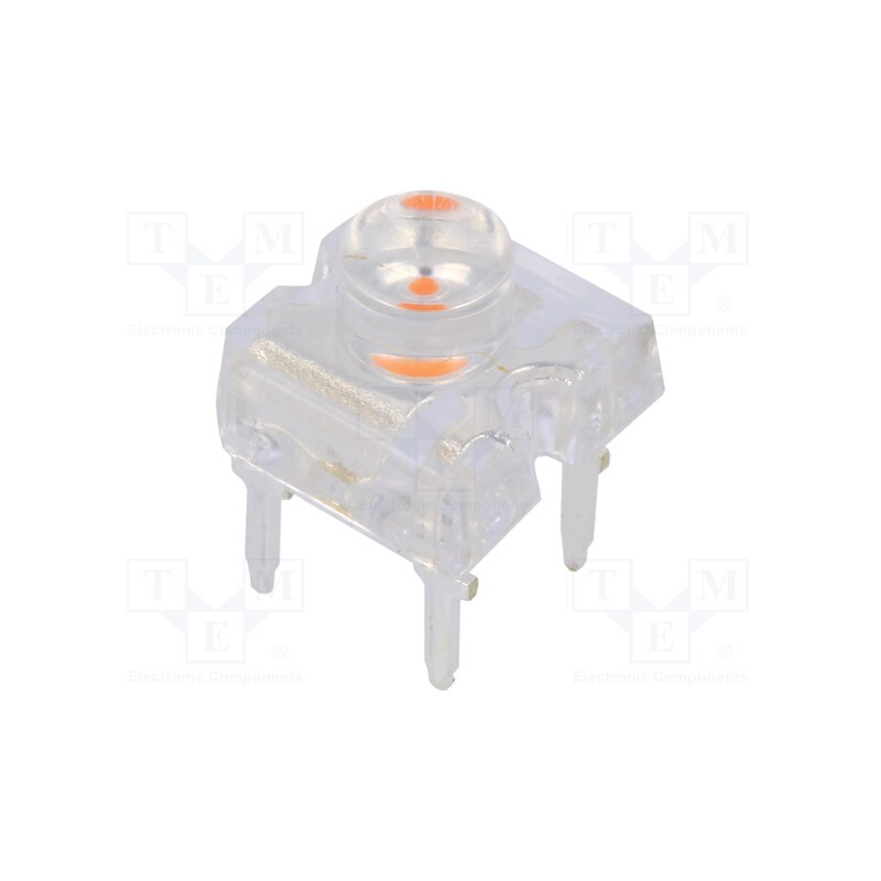 10 pcs : OSK54LZJC1D - LED Super Flux, 7.62x7.62mm, pink, 500÷750mcd, 120°, 30mA