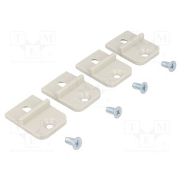 10 set : MF-001LG - Clip, light grey, 4pcs.