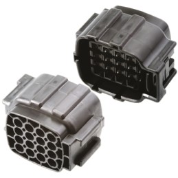 10 pcs - TE Connectivity, EconoSeal J Mark II Automotive Connector Socket 16 Way