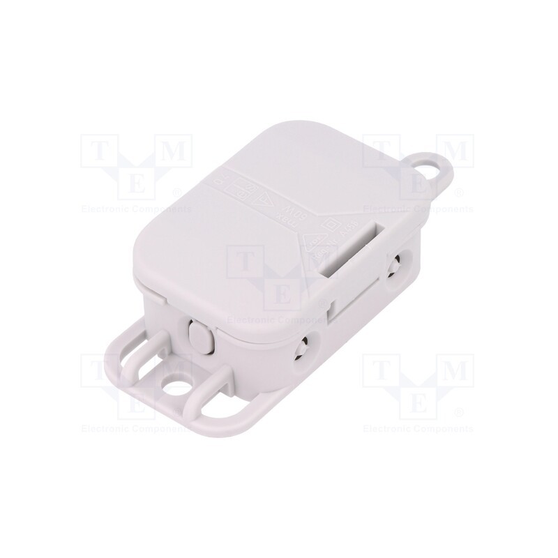 10 pcs : 33490401 - Enclosure: junction box, X: 40mm, Y: 56mm, Z: 23mm, polypropylene PP
