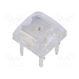 10 pcs : OSO5PAZ4E1D - LED Super Flux, 7.62x7.62mm, orange, 750÷1200mcd, 140°, 50mA
