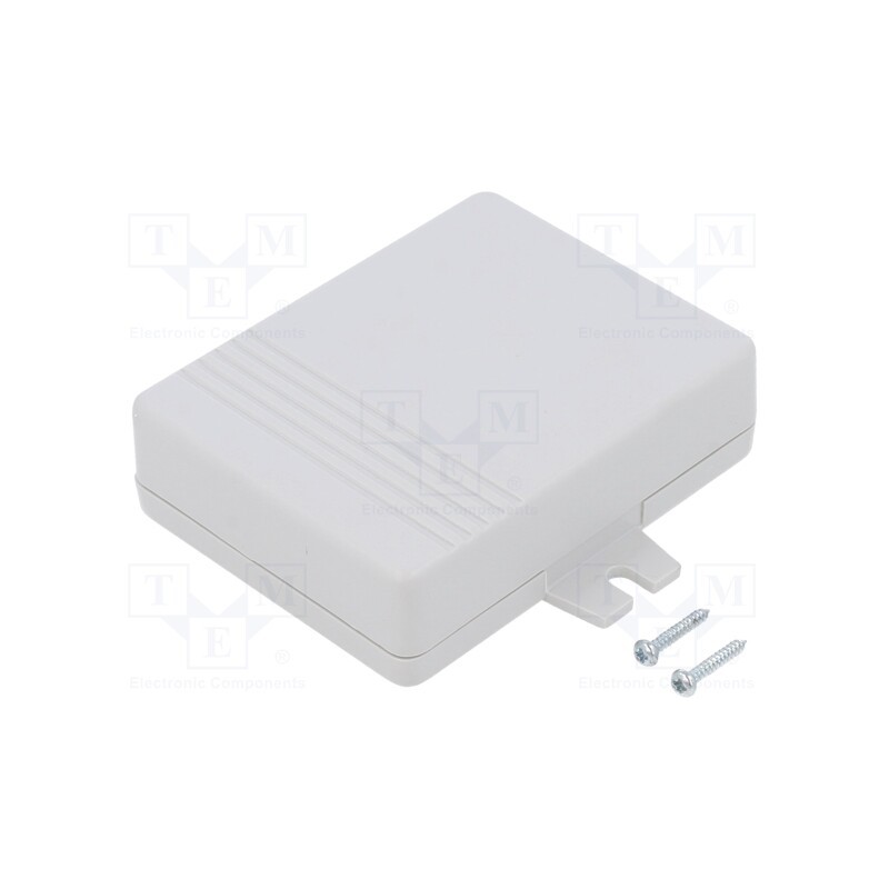 10 pcs : KM-21P-PS/G - Enclosure: multipurpose, X: 55mm, Y: 72mm, Z: 21mm, with fixing lugs