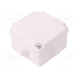 10 pcs : 0224-00 - Enclosure: junction box, X: 88mm, Y: 88mm, Z: 60mm, wall mount, IP55