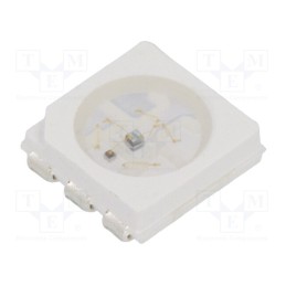 10 pcs : OSY5RSS4C1A - LED, yellow, blinking, 150÷330mcd, 120°, 3÷5V, 20mA, 5x5x1.5mm