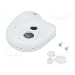 10 pcs : P-25/GY - Enclosure: for remote controller, X: 43mm, Y: 50mm, Z: 13mm