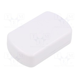 10 pcs : ZM92.57.25B ABS - Enclosure: multipurpose, X: 57mm, Y: 92mm, Z: 25mm, ZM, ABS, white