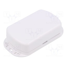 10 pcs : ZM92.57.25UB ABS - Enclosure: multipurpose, X: 57mm, Y: 92mm, Z: 25mm, with fixing lugs